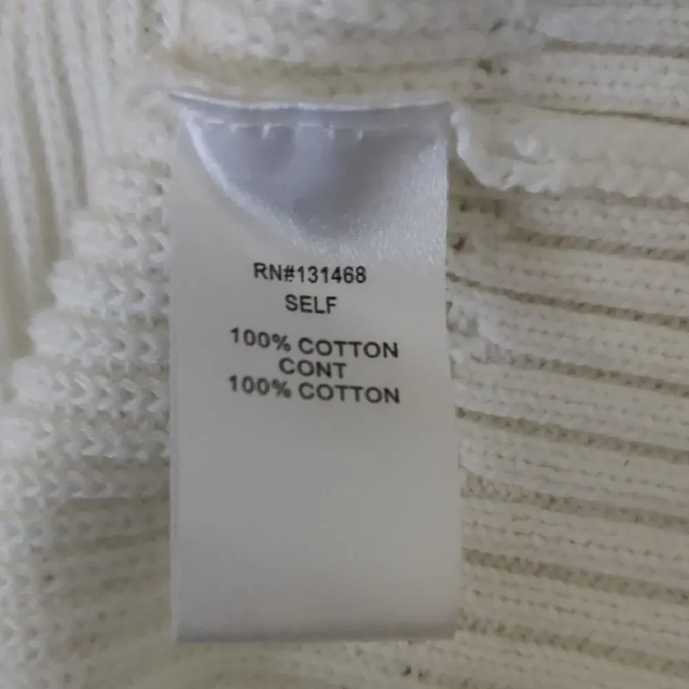 Fate Cream Sweater with Purple and Gold Puff Sleeves